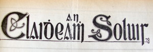 The Irish language publication, of which Emily was a regular correspondent 